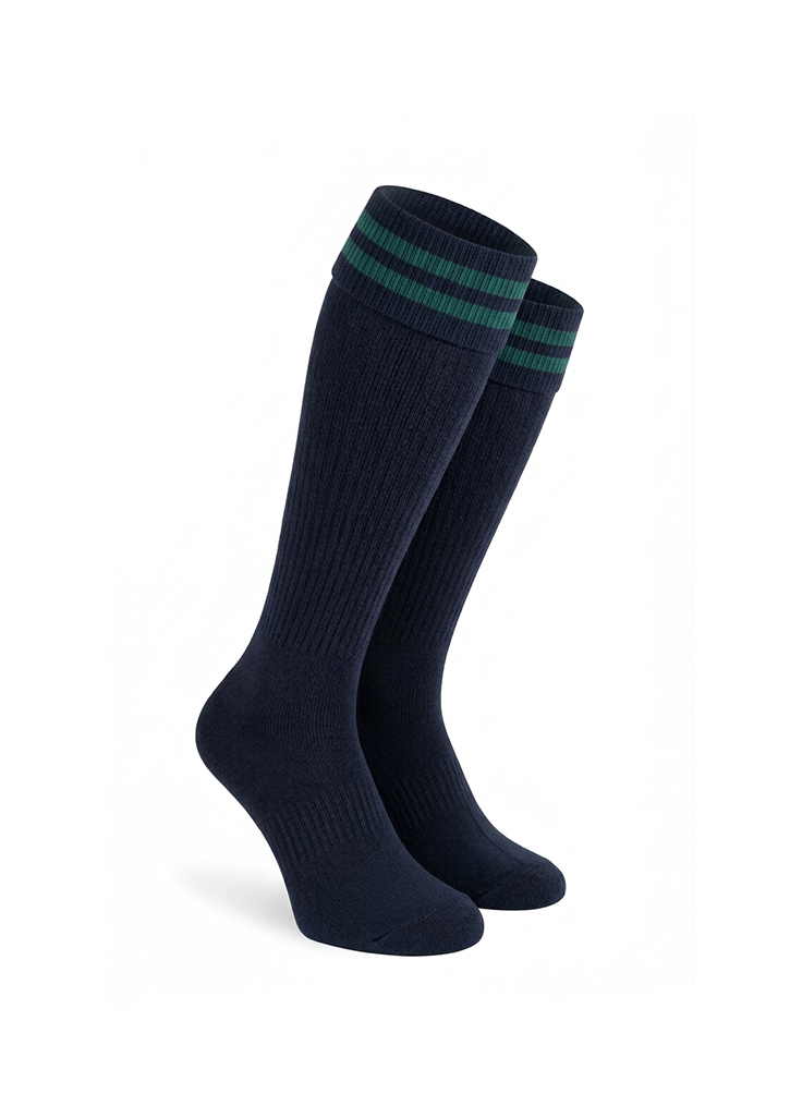 Ss Peter & Paul Knee Length Wool Navy